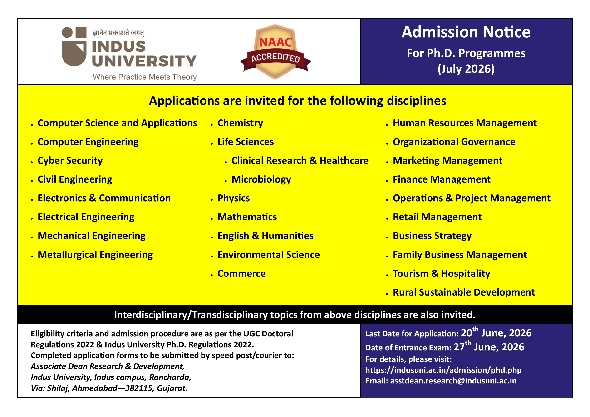 Indus University